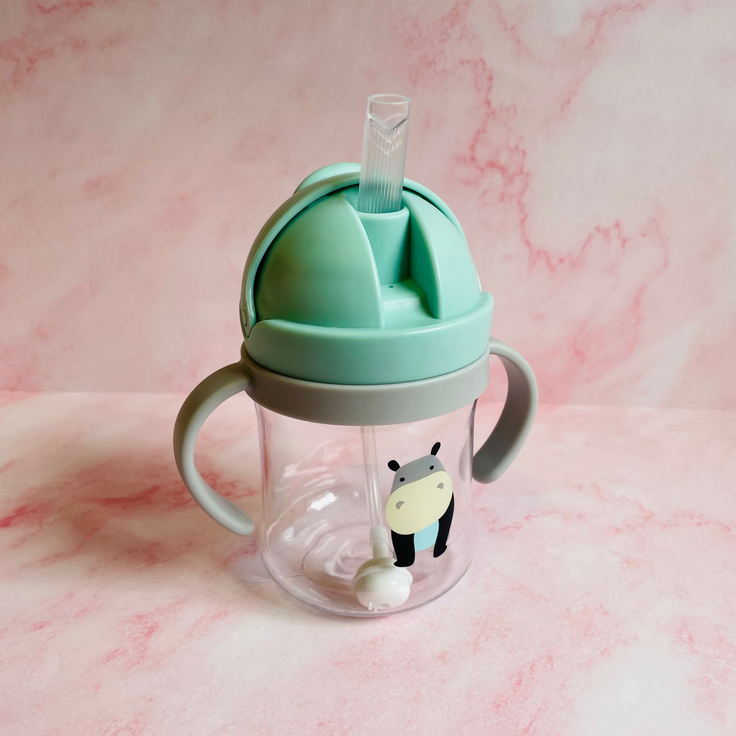 Vaso antiderrame con bombilla 250 ml